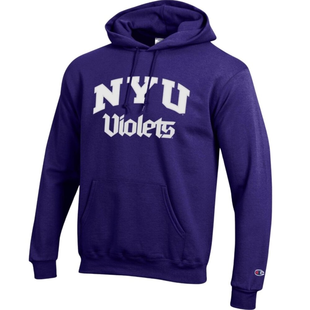 NYU Violets Champion Hoodie - XL